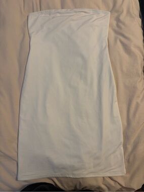 Strapless White Bodycon Tube Dress- never worn